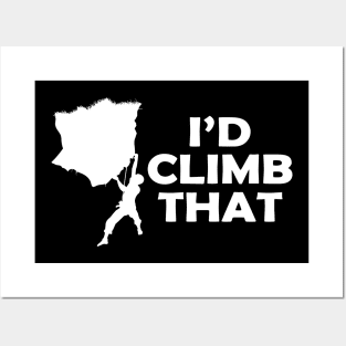 Climbing - I'd climb that Posters and Art